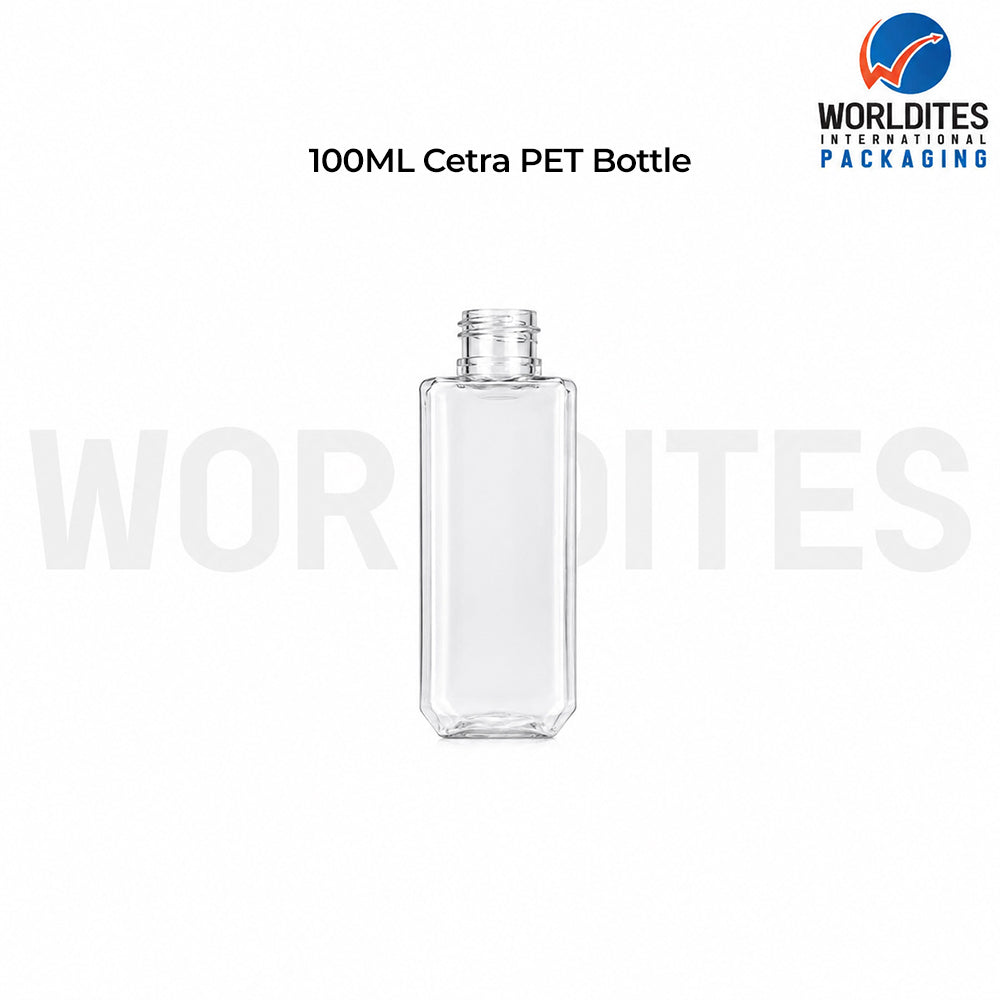 100ml Cetra cetra PET Bottle for Cosmetic & Personal Care Packaging