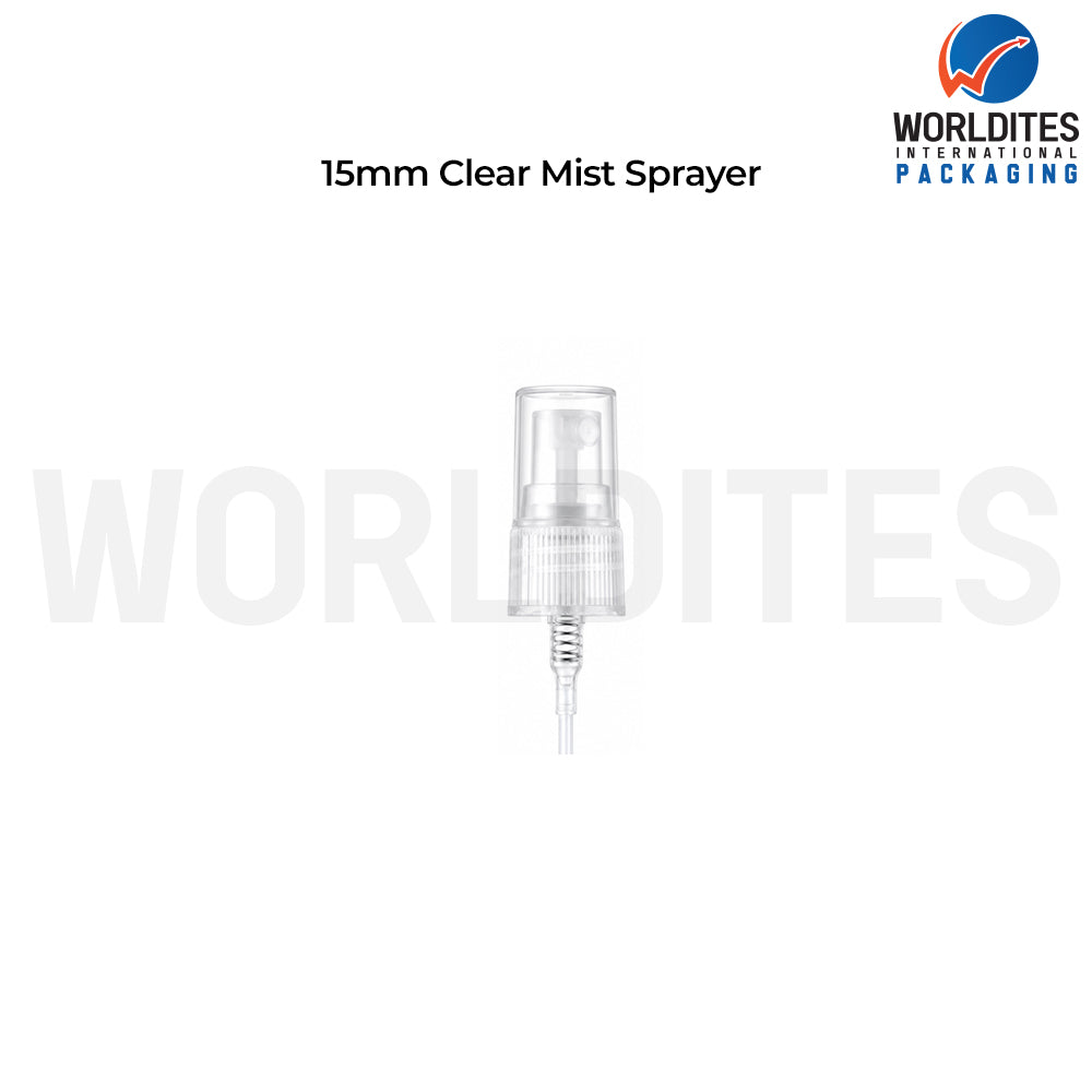 15MM Natural Mist Sprayer Pump for Cosmetic Bottles | Fine Mist Spray