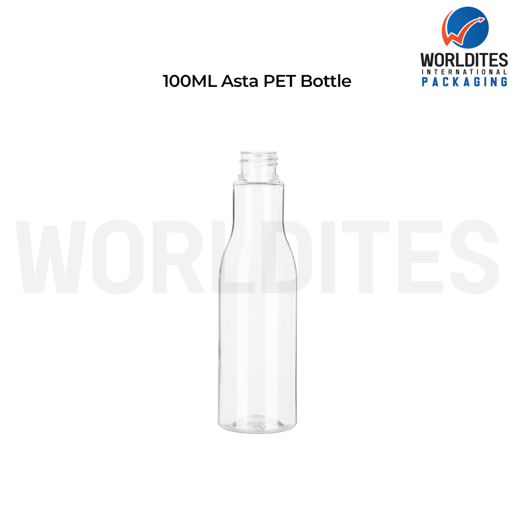 200ml Clear Asta PET Bottle for Cosmetic & Personal Care Packaging