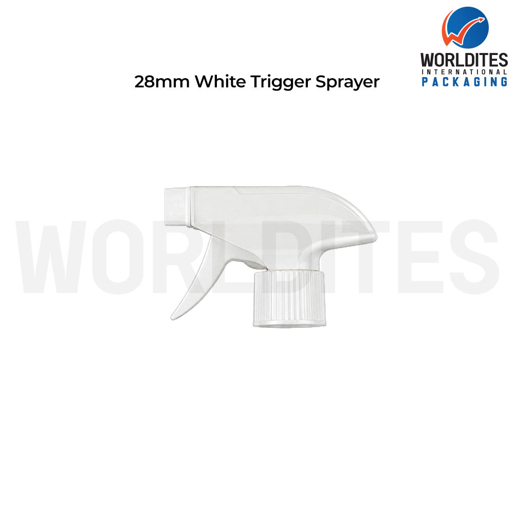 28mm White Trigger Sprayer | Plastic Trigger Pump