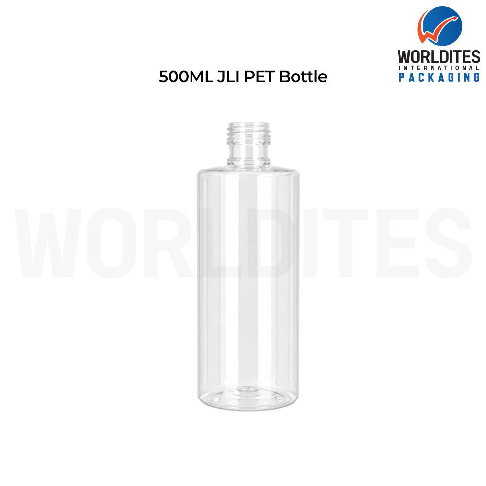 500ml Clear Jli PET Bottle for Cosmetic & Personal Care Packaging