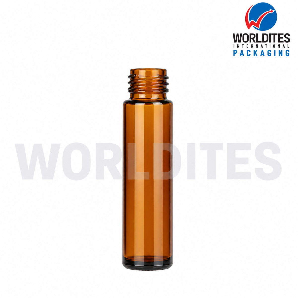 10ML Amber Premium Glass Roll-On Bottle with Roller Ball – Reusable & Leak-Proof