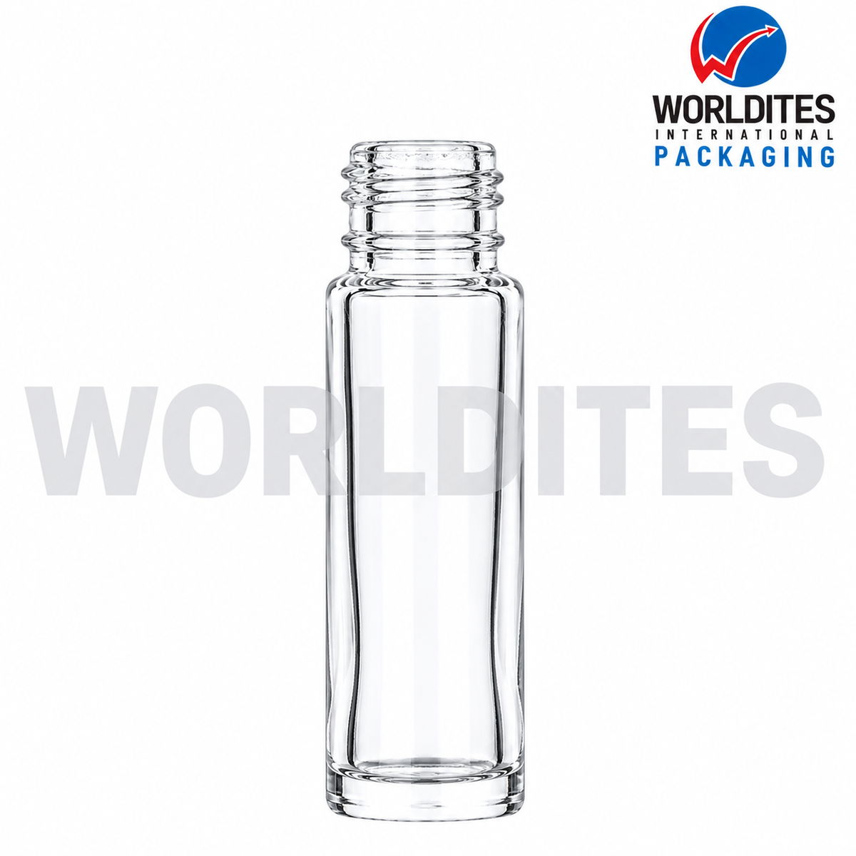 10ML Clear Glass Roll-On Bottle with Roller Ball – Reusable & Leak-Proof