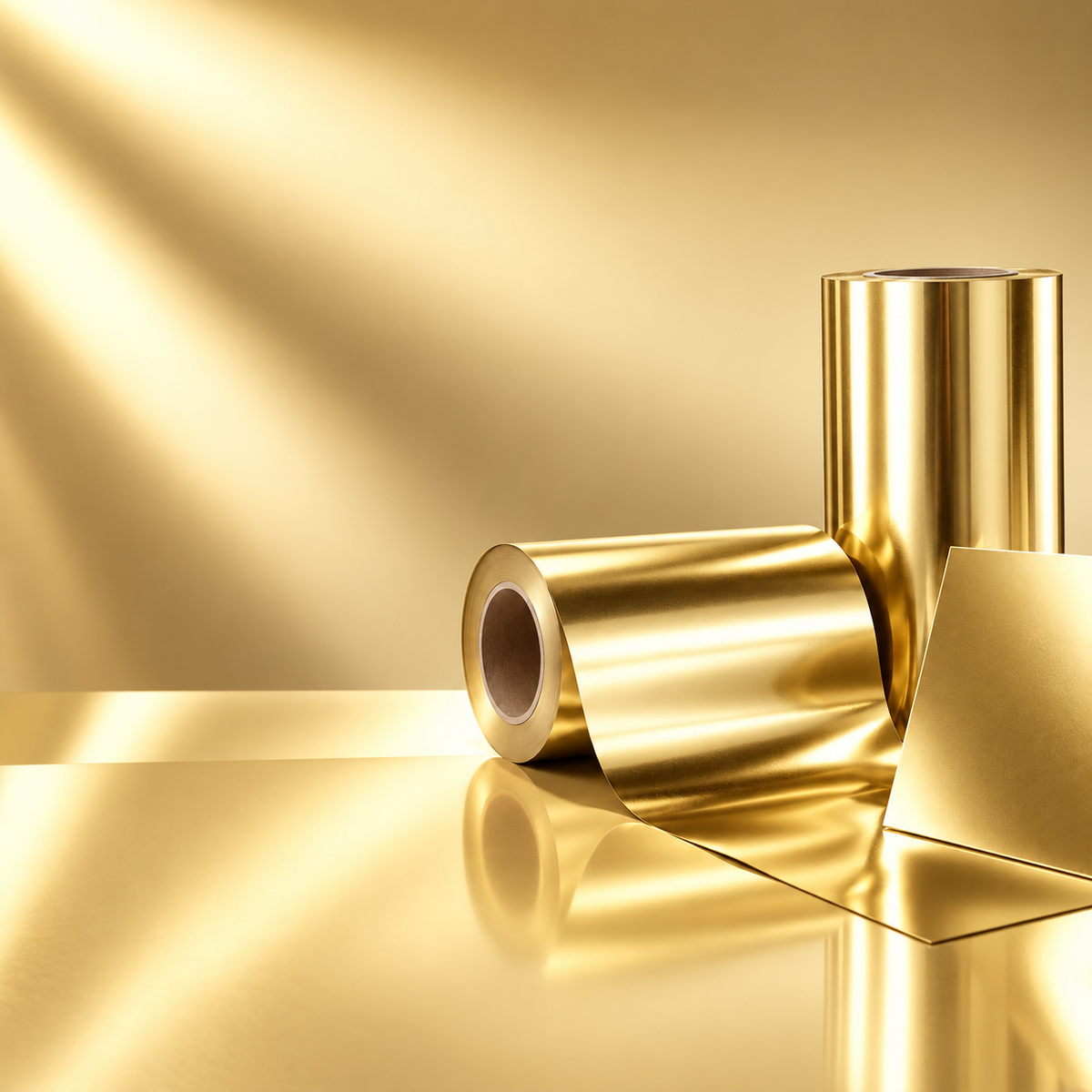 Golden foiling for FTC screw caps and pumps