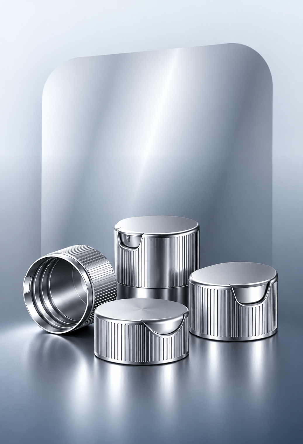 Metallized FTC caps