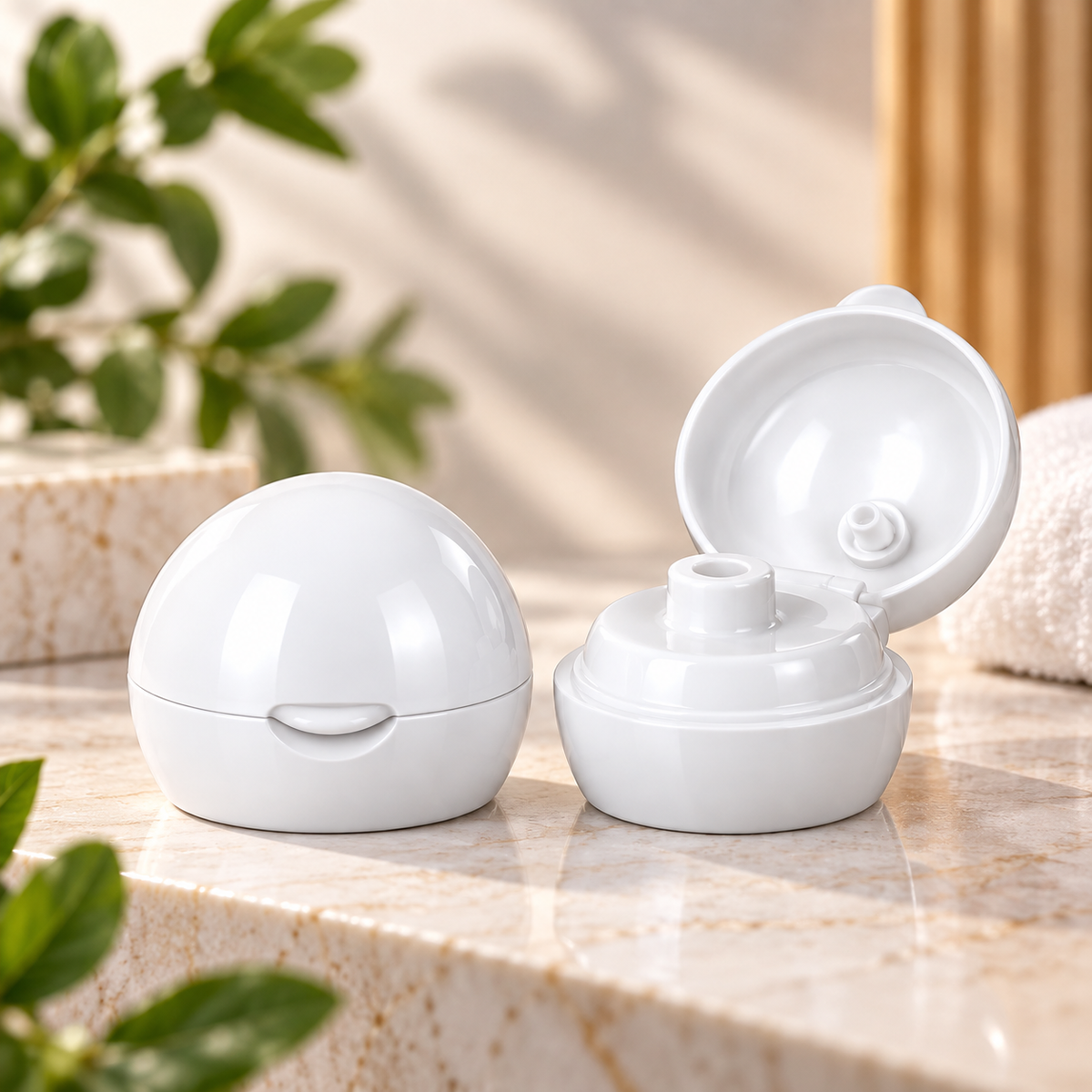 Standard non-metallized packaging cap