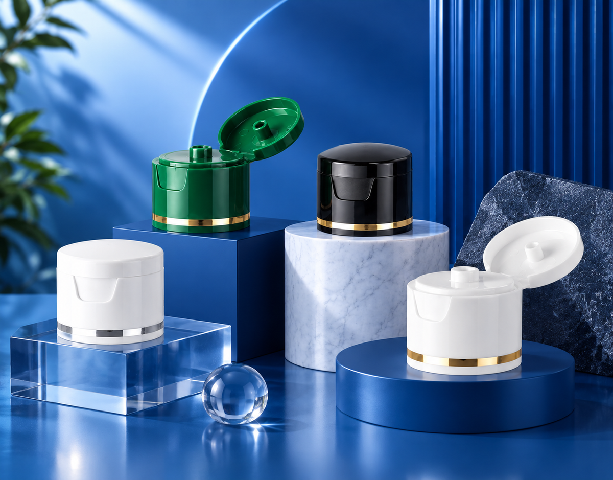 Silver and Golden foiled FTC screw caps and pumps